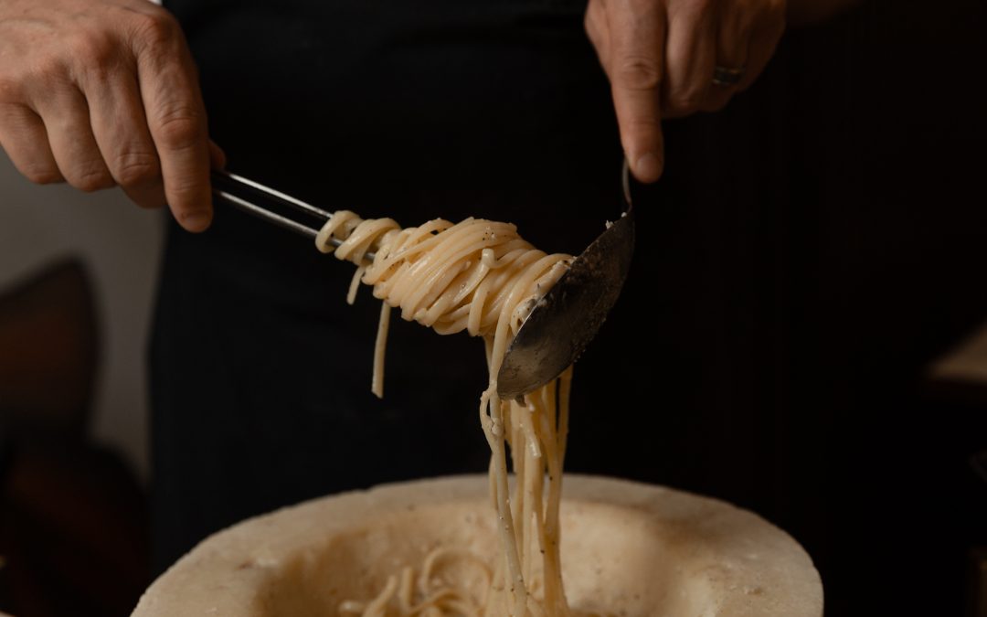 Tesoro Launches New Tableside Cheese Wheel Pasta Experience
