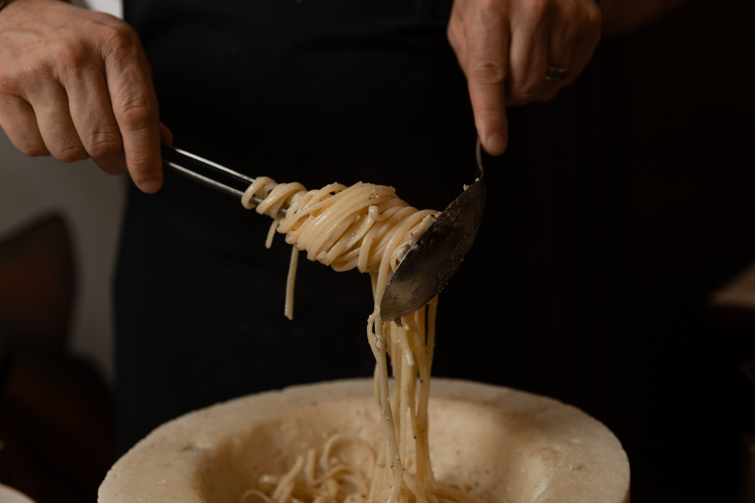 Tesoro Cheese Wheel Pasta Experience